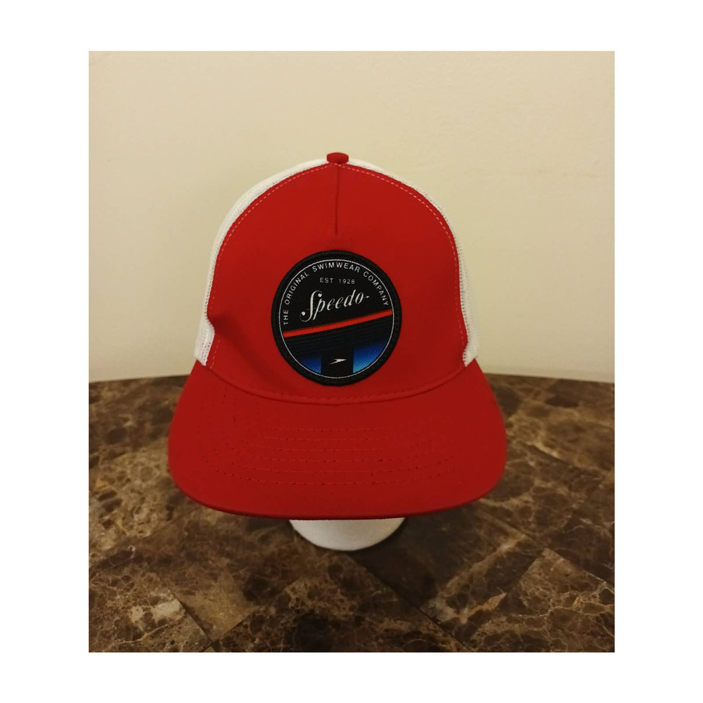 SPEEDO Retro Patch Red/White Men's Adjustable Cap
